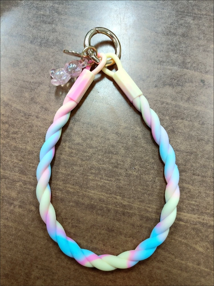 Cordón para teléfono móvil con oso luminoso y correa acolchada - imagen 3