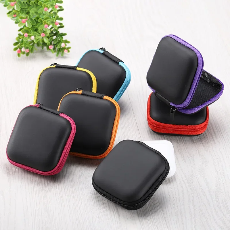Estuche rígido con cremallera para auriculares – organizador protector - imagen 5