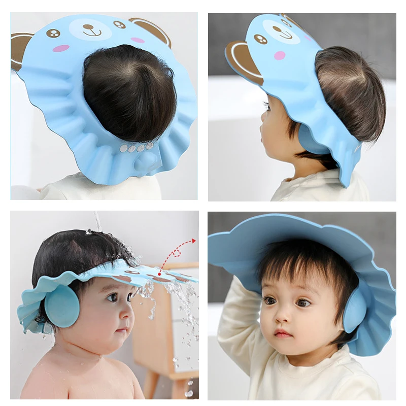 Gorro ajustable suave para bebé con protección de oídos - imagen 5