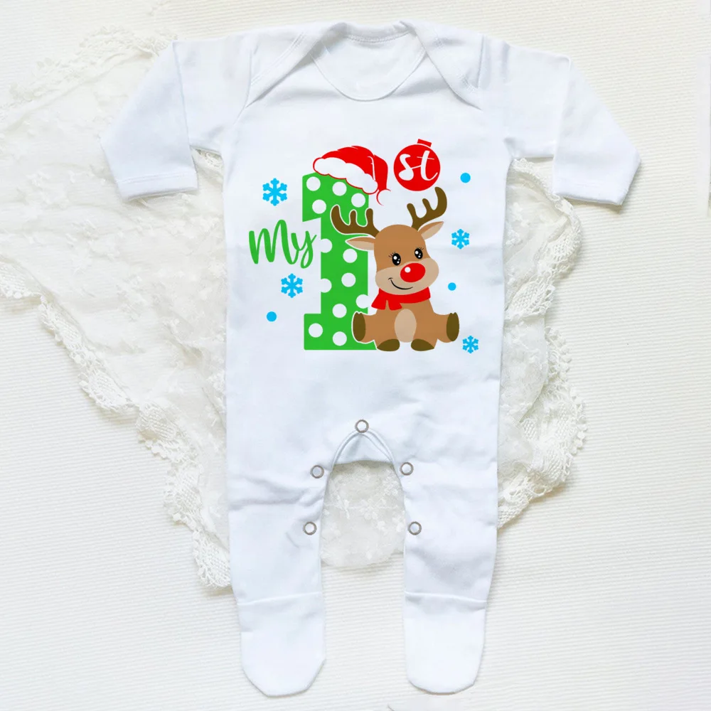Primo pijama bebé navideño de algodón estampado – Regalo Navidad - imagen 4