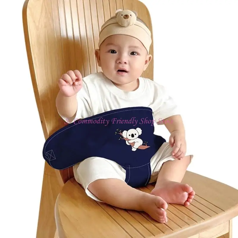 Cinturón ajustable para silla de alimentación del bebé plegable