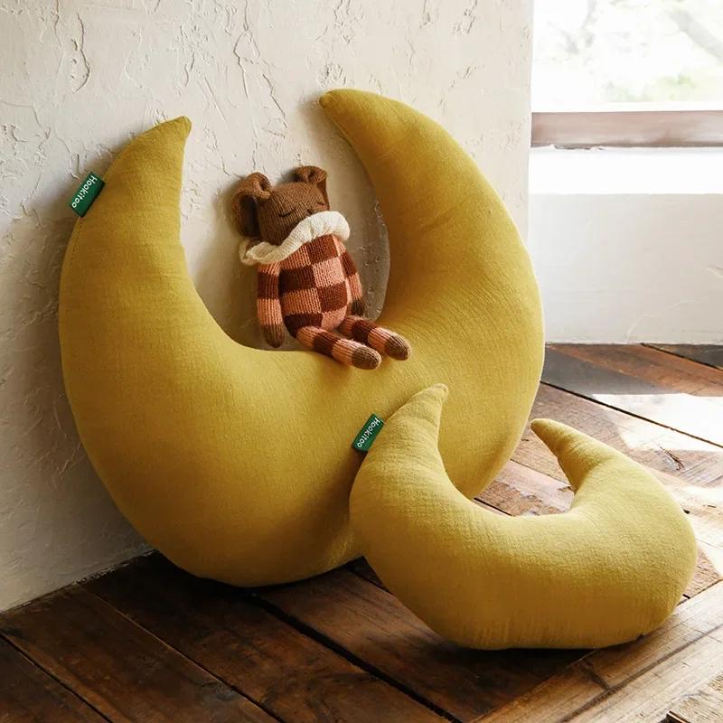 Almohada Luna de gasa suave para bebé – Confort siesta y pérdidas - imagen 2