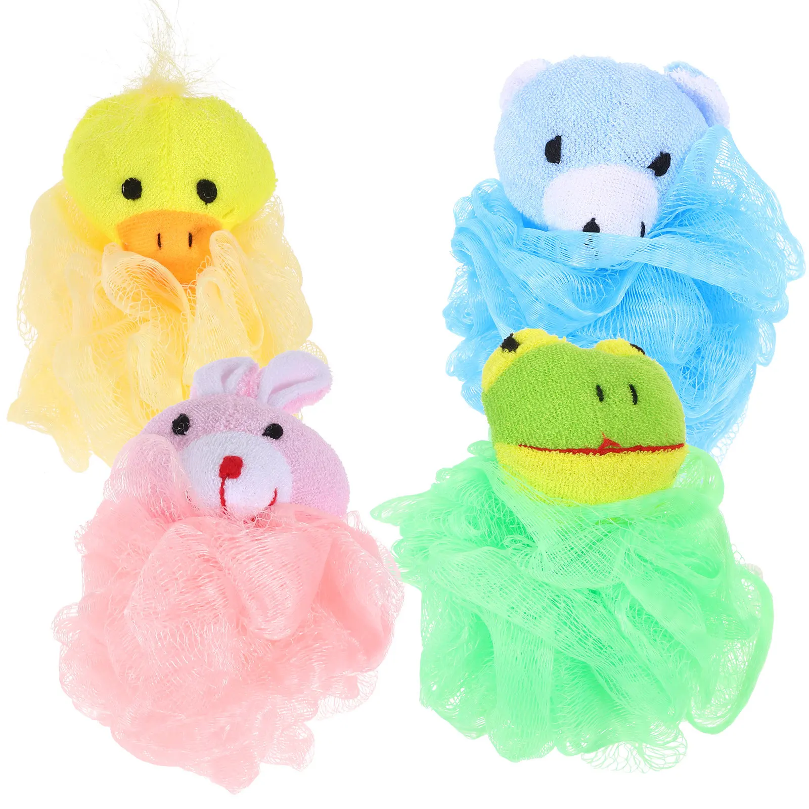 Toallitas exfoliantes para baño infantil con forma de animales - imagen 4