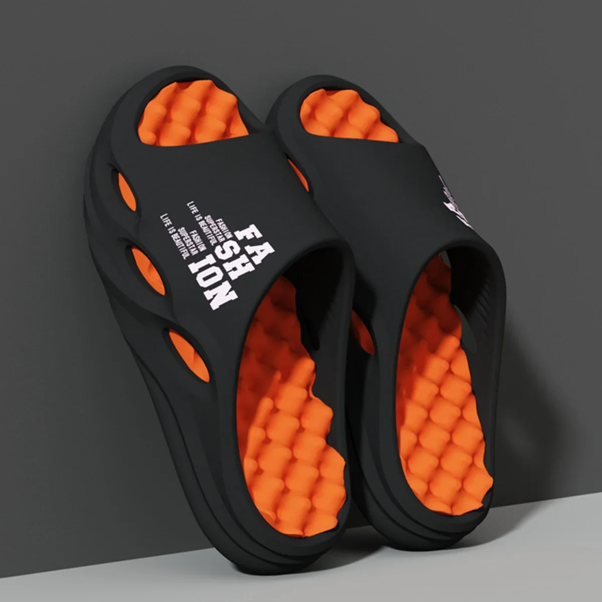 Zapatillas de casa EVA ligeras con suela suave para hombre - imagen 5