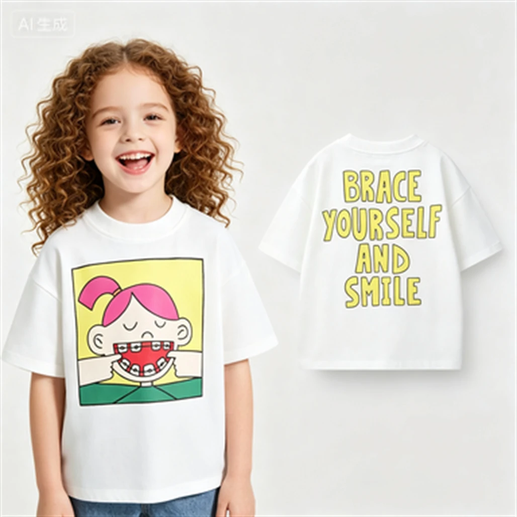 Camiseta bebé deportiva casual con estampado rojo y blanco - imagen 2