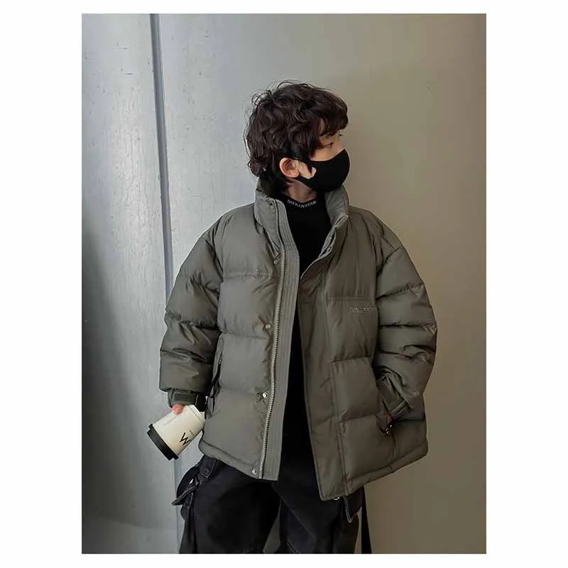 Chaqueta de invierno de algodón grueso para niños con cremallera - imagen 4
