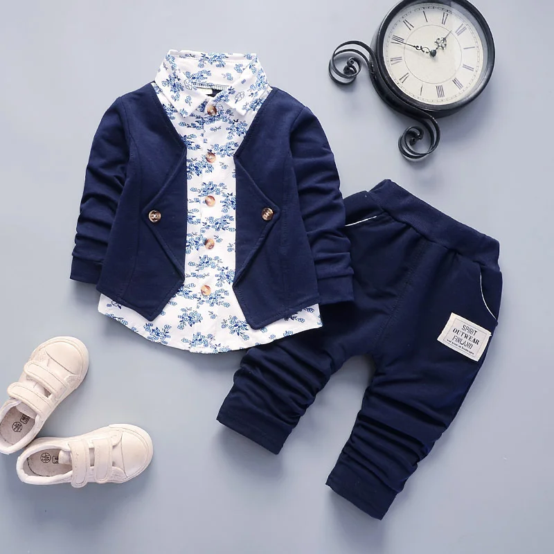 Chándal niño algodón suave primavera otoño
