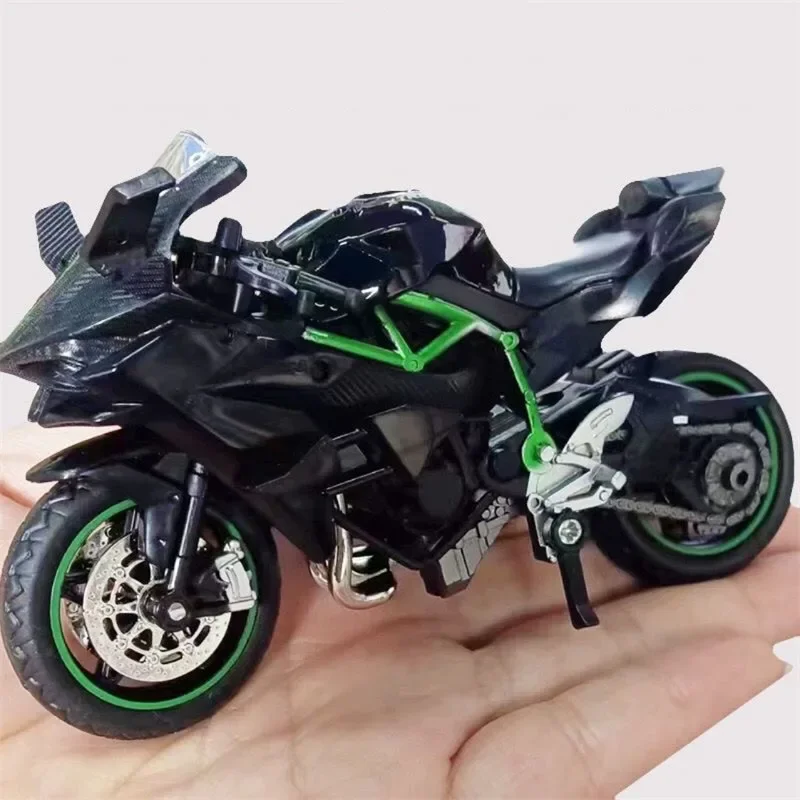 Modelo Kawasaki Ninja ZX-12R 1:18 - Motocicleta de colección para niños - imagen 4