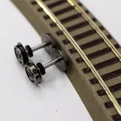 Ruedas metálicas para tren de modelismo de escala HO