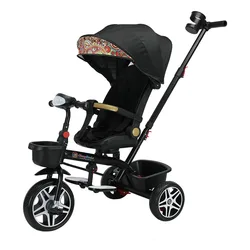 Triciclo rickshaw para bebé – Cochecito de bicicleta giratorio