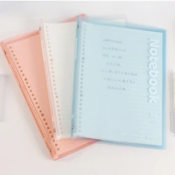 Cuaderno A5 con carpetas y hojas sueltas – Uso escolar