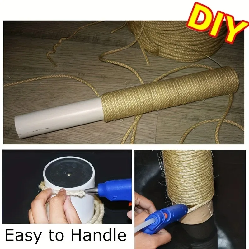 Cuerda de sisal natural para rascador gatos resistente