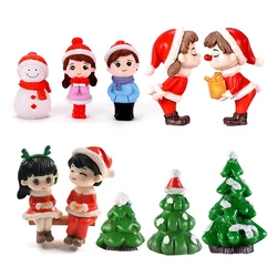 Figuras miniaturas de Navidad para casa de muñecas – Set moderno decorativo