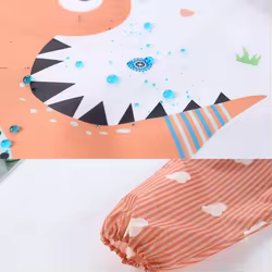 PANGDUBE Bata impermeable niños mono manga larga con bolsillo