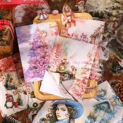 Pegatinas navideñas para manualidades y álbumes de recortes