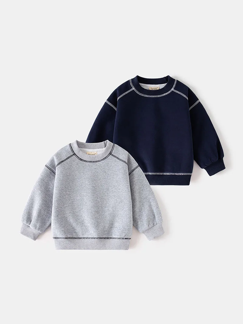 Sudadera con capucha MILANCEL para niño – Diseño contraste primavera