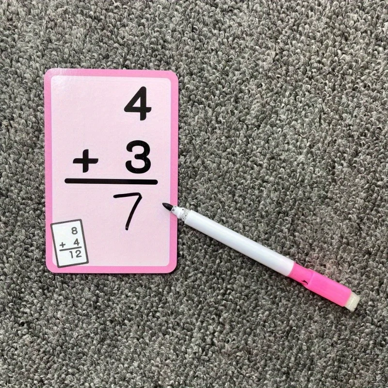 Tarjetas didácticas de suma, resta y multiplicación para niños - imagen 4