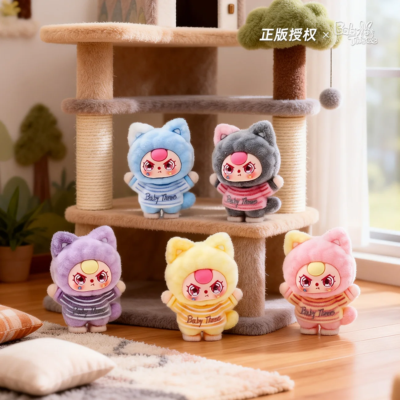 Set de cajas sorpresa Babythree con figuras de gatos - imagen 2