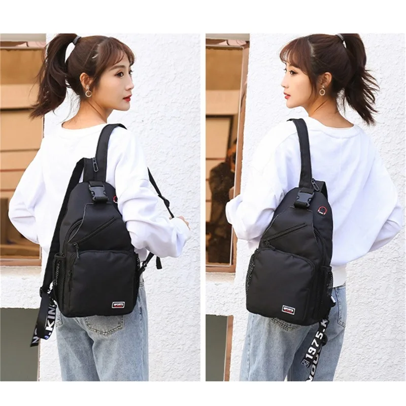 Bolso maternidad bandolera multifuncion con puerto para auriculares - imagen 5