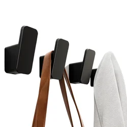 Ganchos de pared negros mate resistentes para colgar en casa