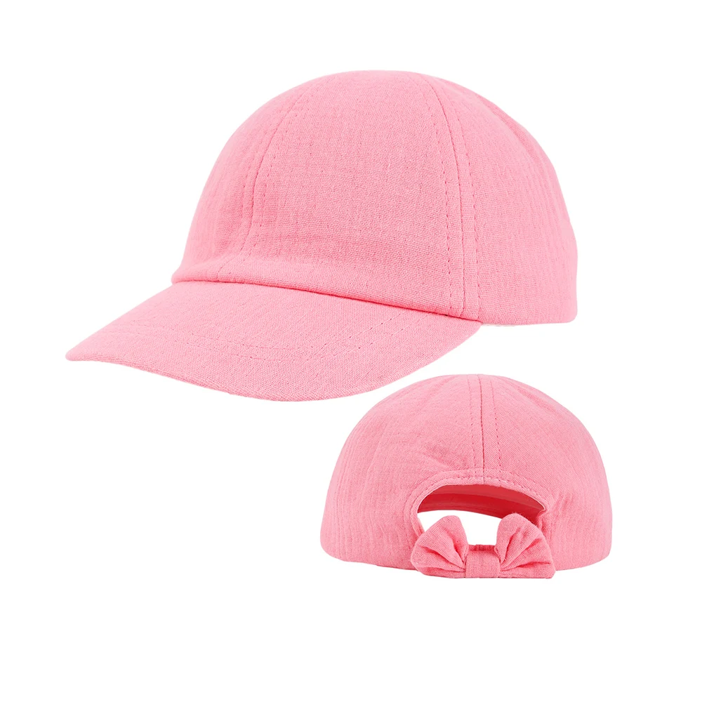 Gorra béisbol algodón transpirable para bebé unisex – Protector solar