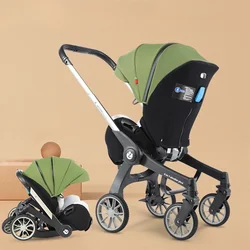 Cochecito convertible 4 en 1 reversible y plegable