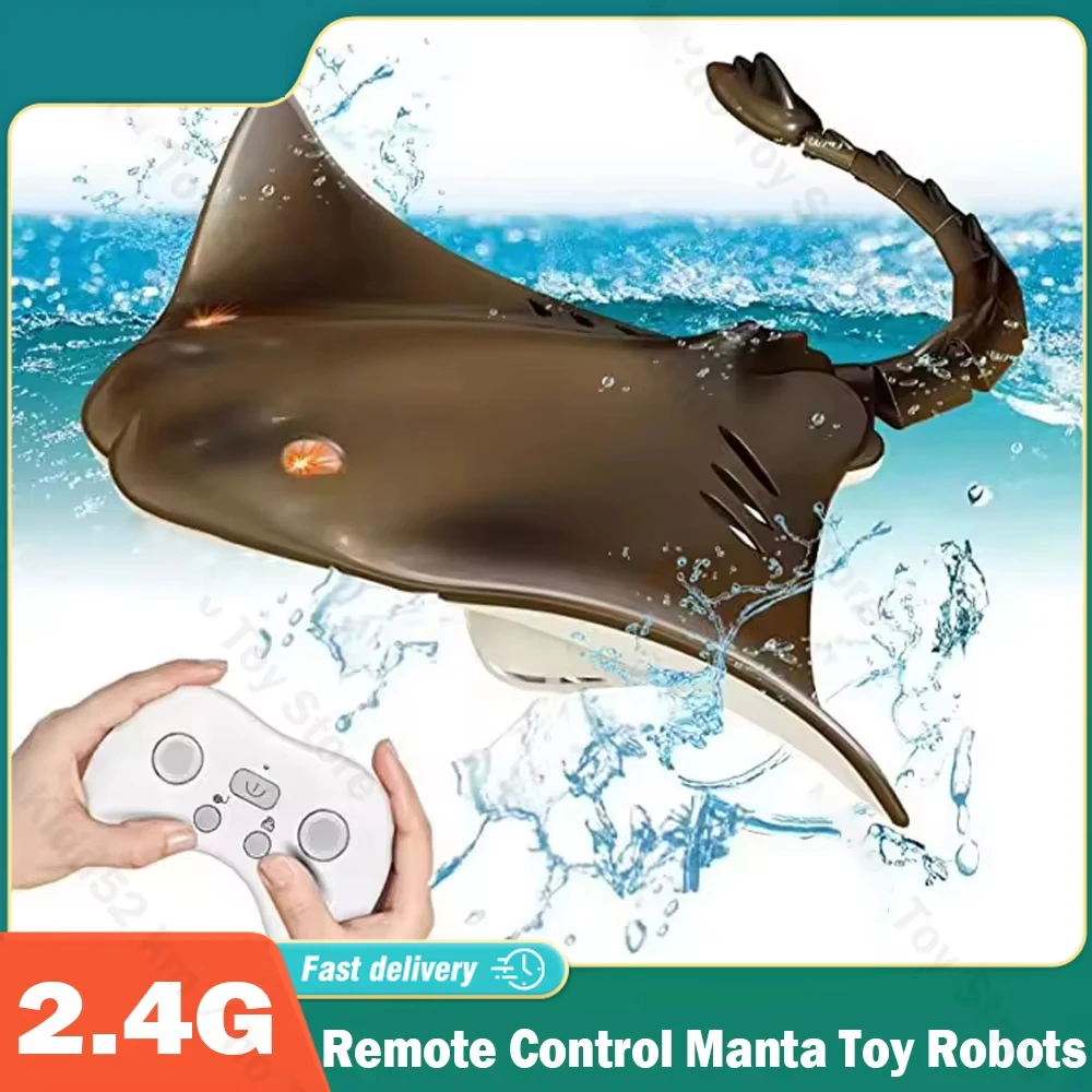 Robot tiburón con control remoto para niños - Juguete acuático RC - imagen 3