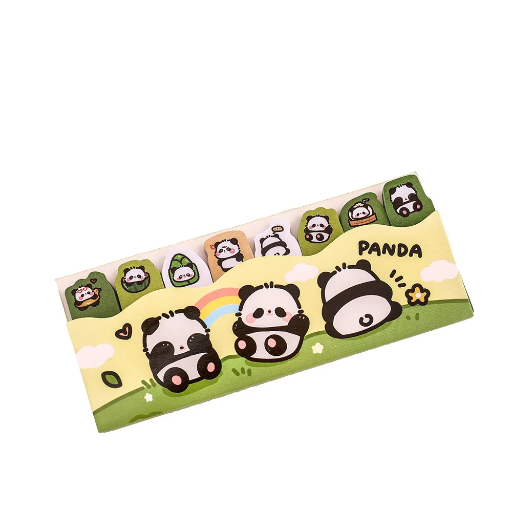 Etiquetas adhesivas de panda para cuadernos y organización escolar - imagen 5