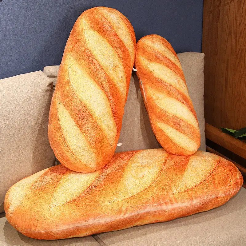 Almohada forma pan gigante para niños – Cojín decorativo suave - imagen 4