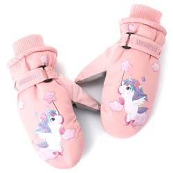 Guantes de béisbol impermeables con unicornio para niño