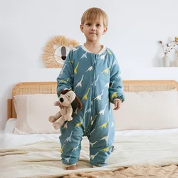 Mono pijama de dinosaurio para niños – Cálido invierno