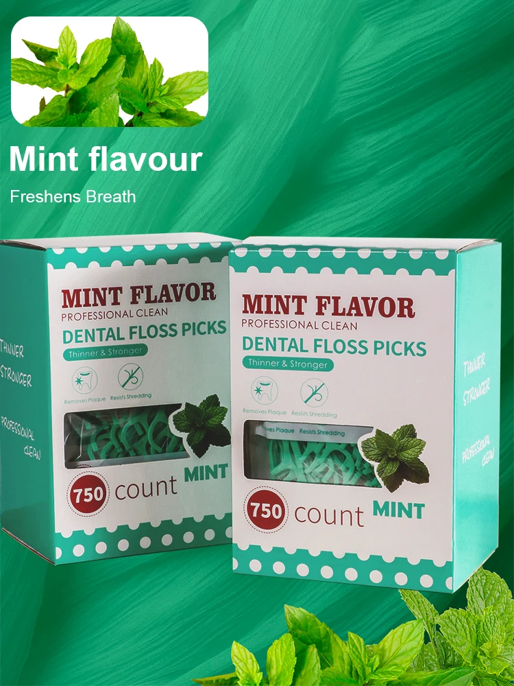 Hilo dental desechable en funda individual