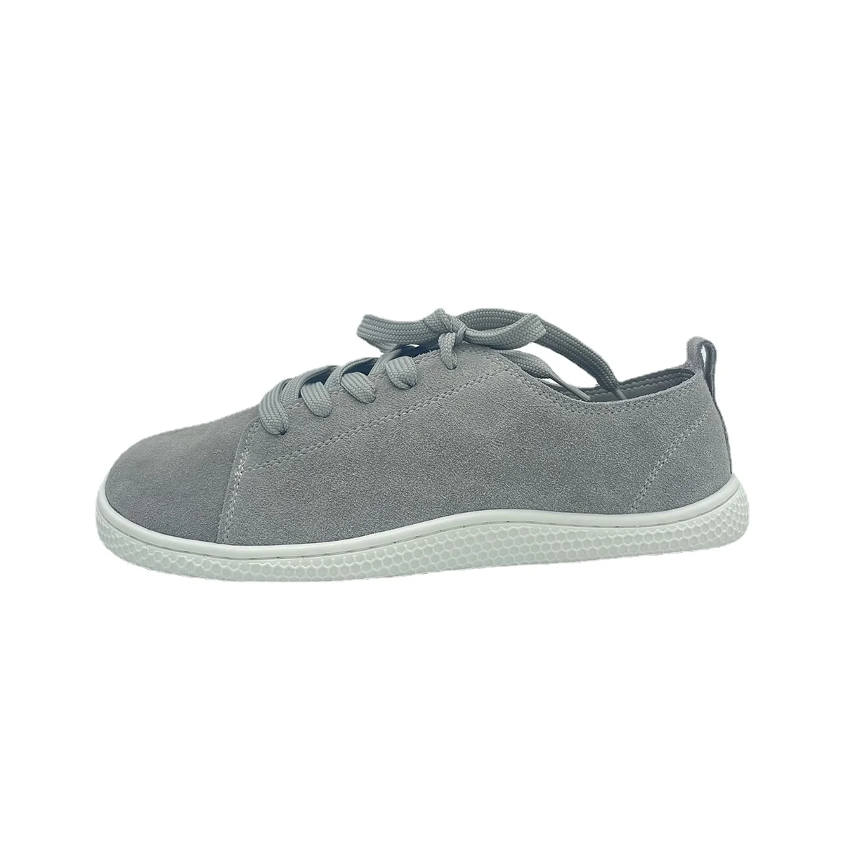 Tipsietoes 2025 Zapatillas descalzas de cuero para mujer, suela plana