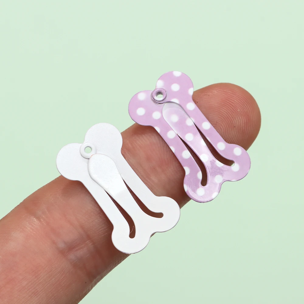 Mini pinzas pelo para muñecas – Set 5 uds decorativas - imagen 4