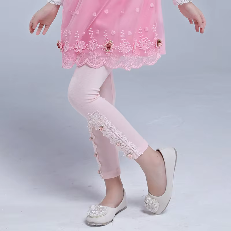 Leggings de algodón para niñas estampado de dibujos animados - imagen 5