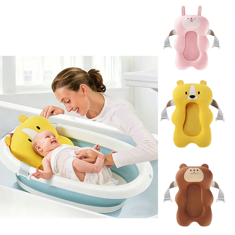 Asiento de baño para bebé antideslizante con cojín plegable - imagen 2