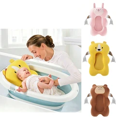 Asiento de baño para bebé antideslizante con cojín plegable