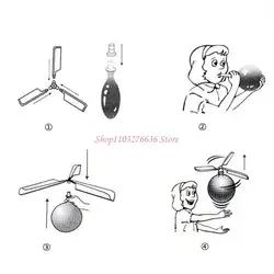 Juego de helicópteros con globos creativos para regalo infantil