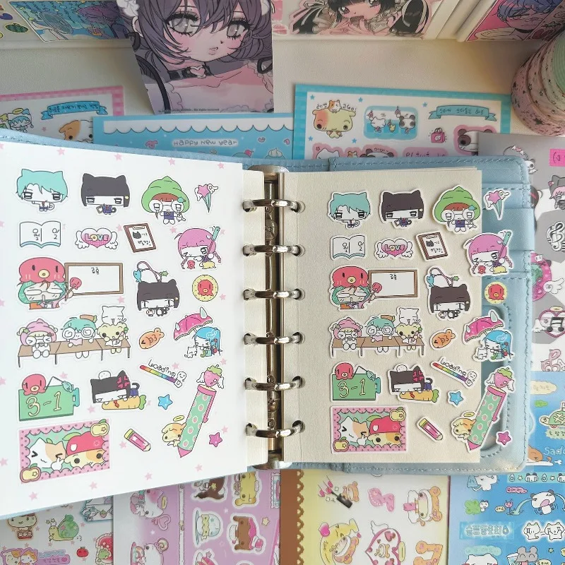 Pegatinas de animales estilo INS para álbumes, diarios y cuadernos - imagen 2