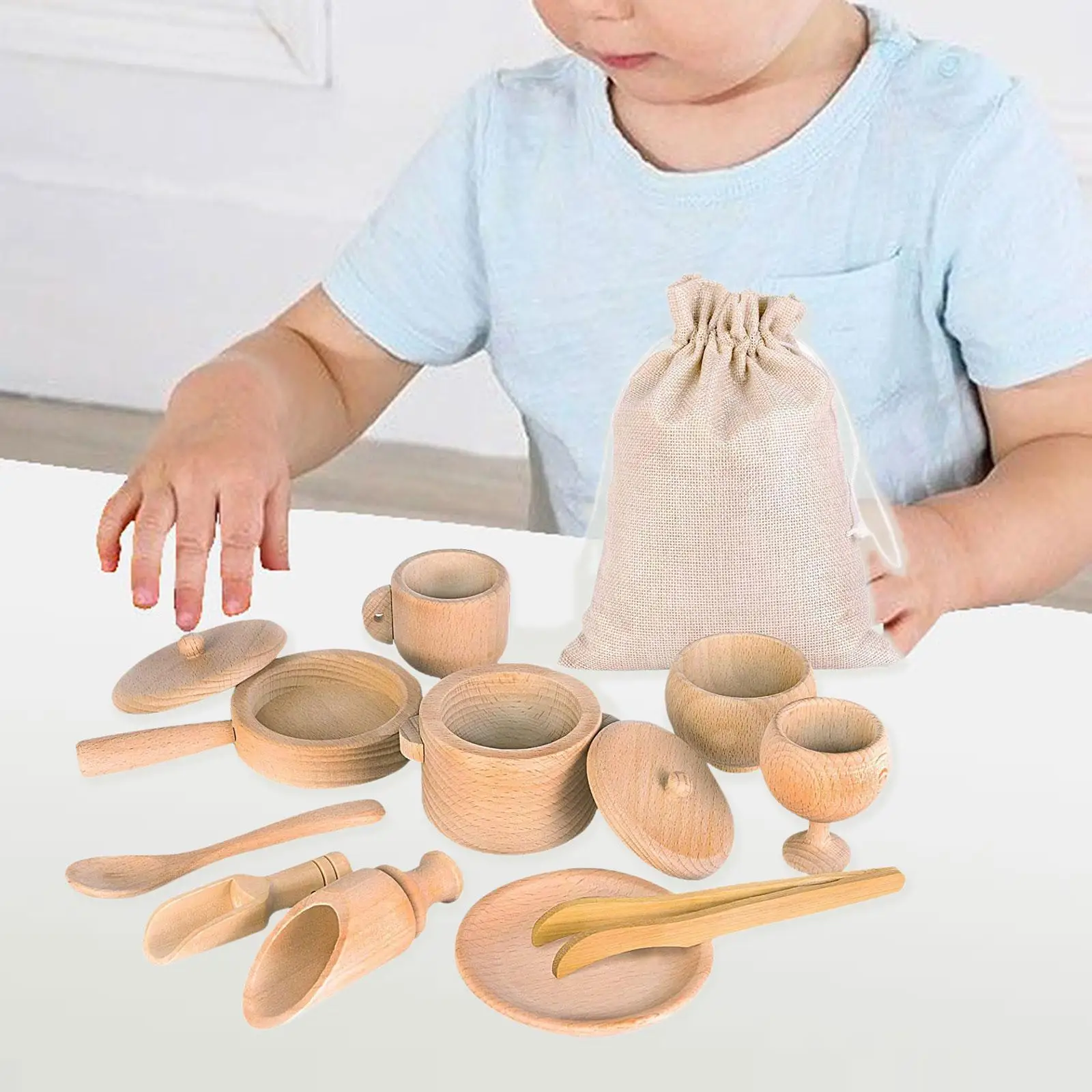 Juego de té infantil para niñas y niños – Accesorios cocina