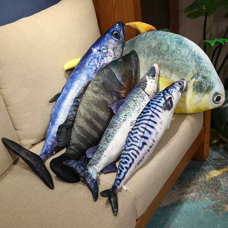Peluche pez 3D de felpa blandito para niños - imagen 4