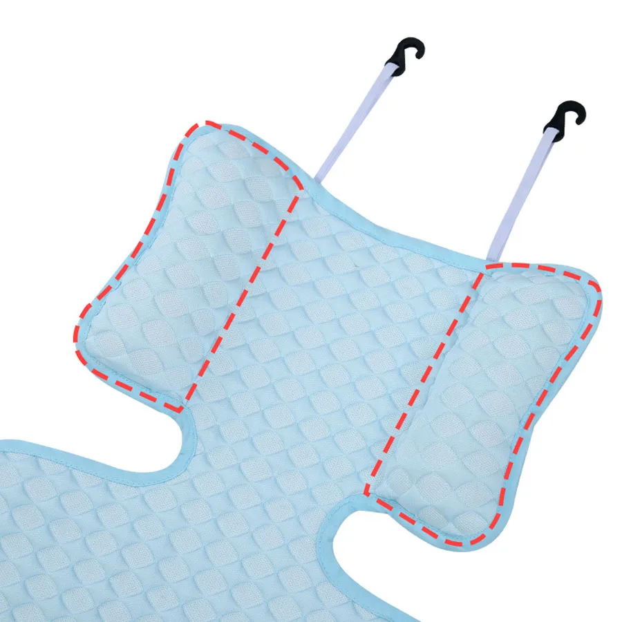 Colchoneta de algodón transpirable para cochecito, lavable y fresca - imagen 2