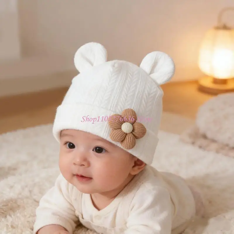 Conjunto de gorro y calcetines suaves para recién nacidos - imagen 4