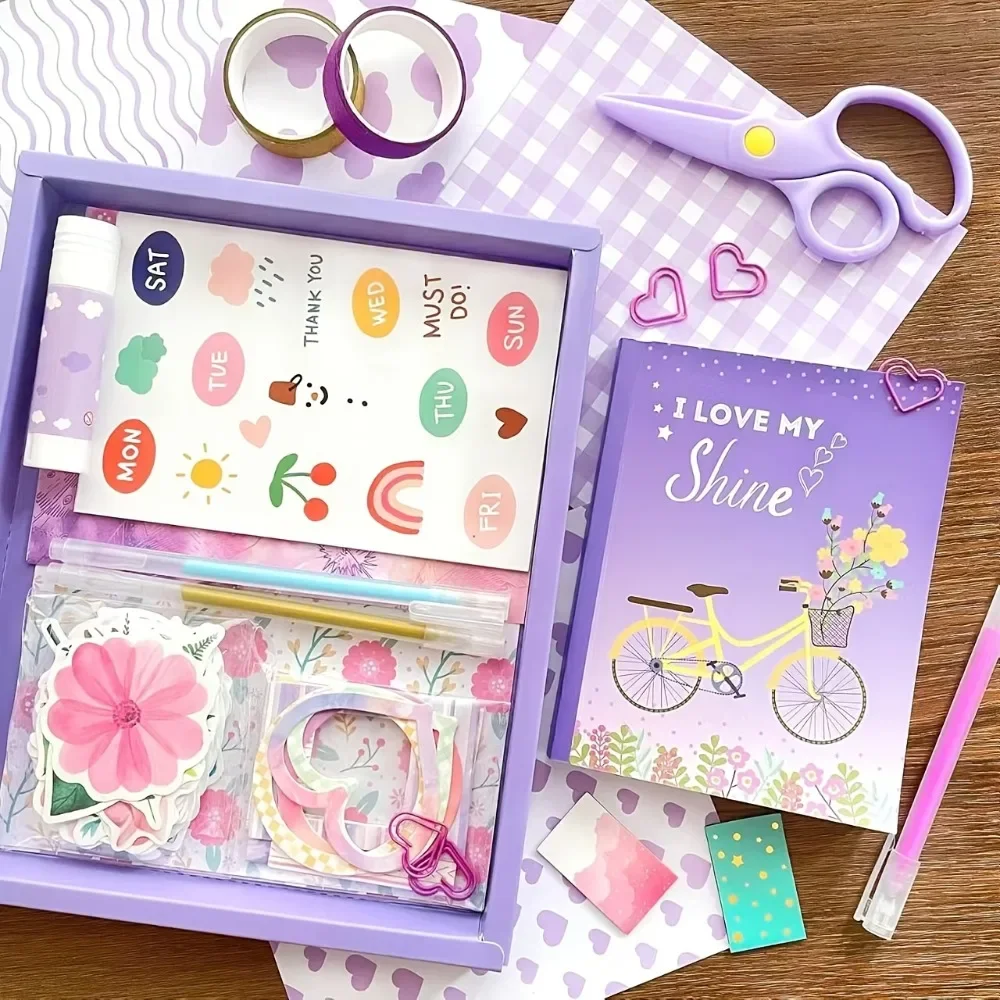 Kit de diario DIY para niñas adolescentes: manualidades y scrap