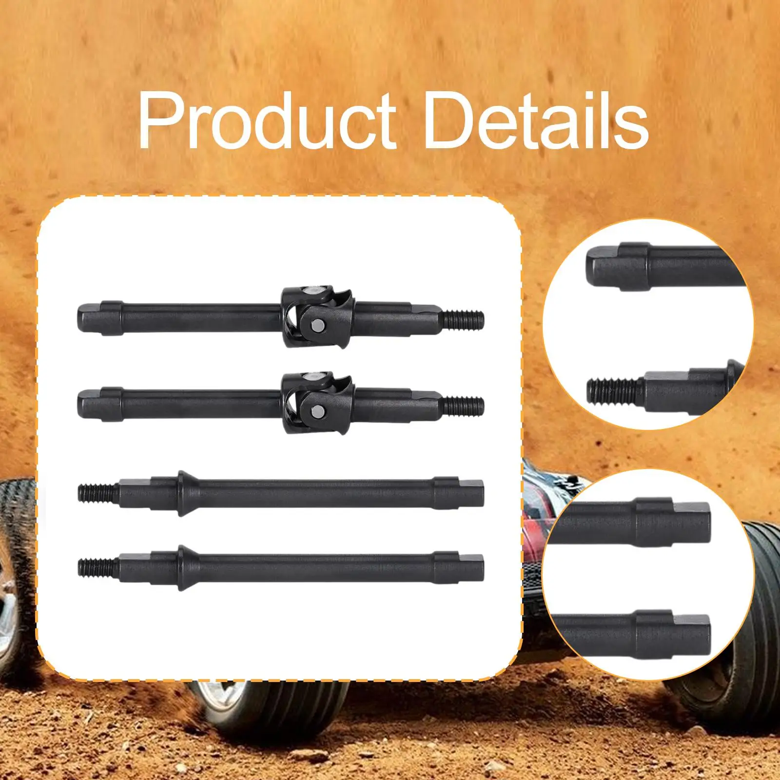 Axial SCX30 SCX10 eje transmisión acero para coche RC resistente - imagen 4