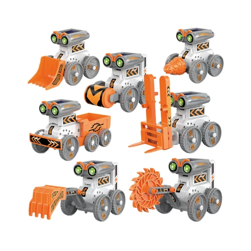 Robot solar educativo con experimentos científicos para niños