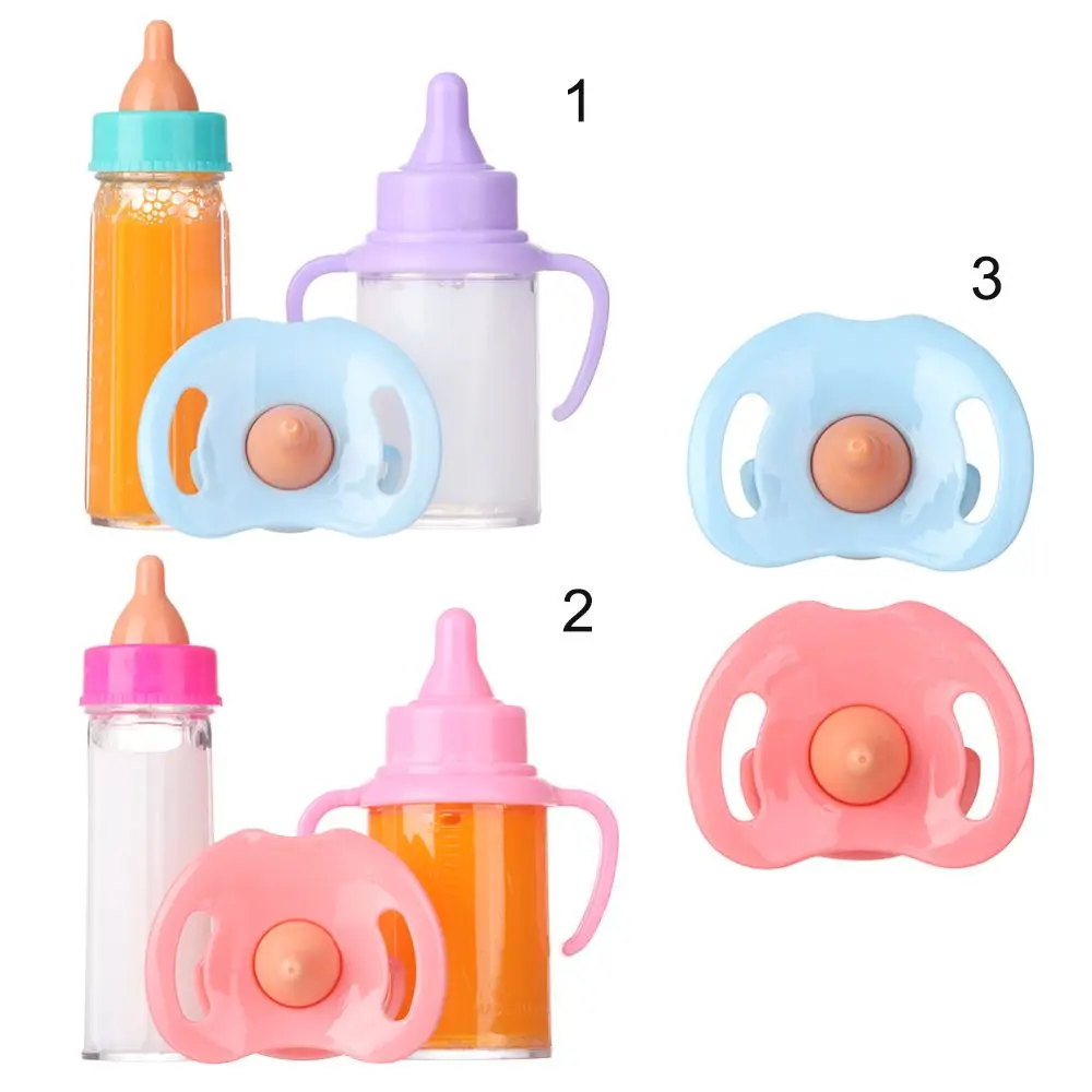 Set de alimentación para muñeca de 18 pulgadas con biberón y babero - imagen 5