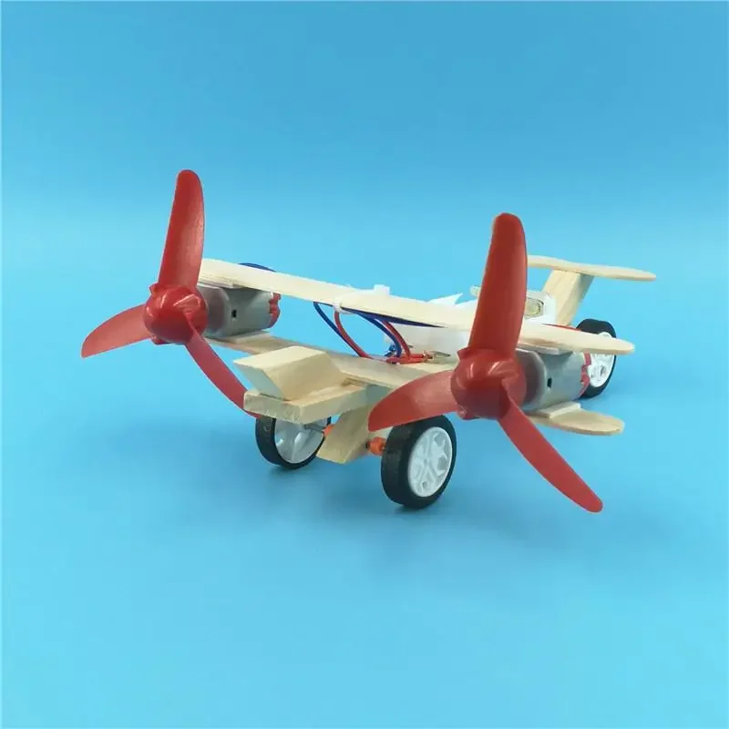 Avión biplano eléctrico educativo para niños – Montaje fácil - imagen 3