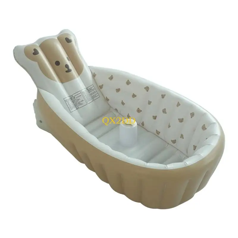 Bañera inflable extensible para bebé vista frontal