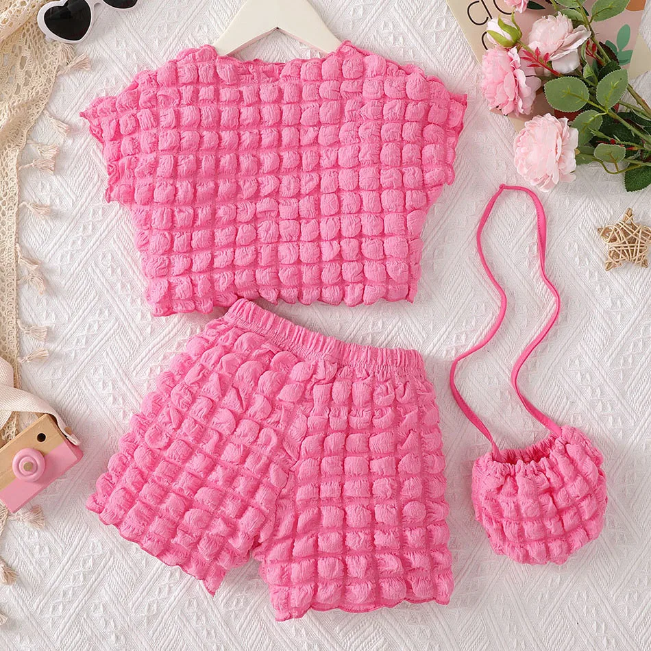 Conjunto verano niña con top y shorts - imagen 2